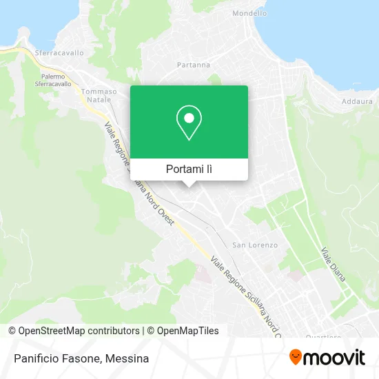 Mappa Panificio Fasone