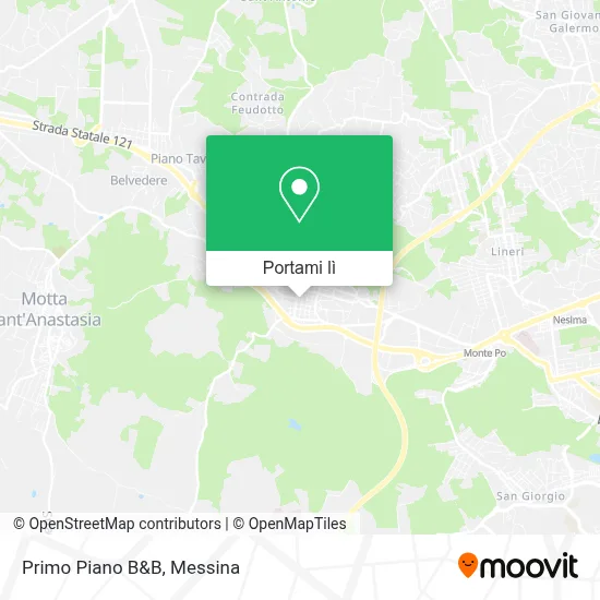 Mappa Primo Piano B&B