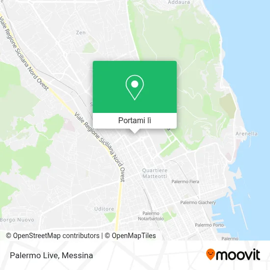 Mappa Palermo Live