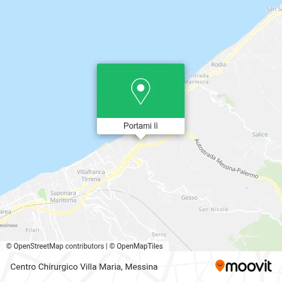 Mappa Centro Chirurgico Villa Maria