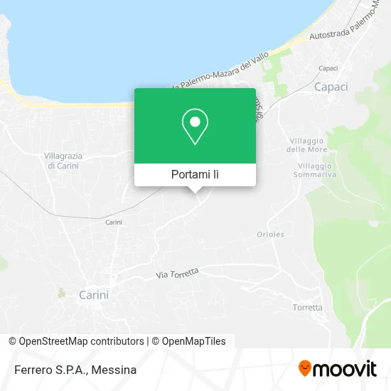 Mappa Ferrero S.P.A.