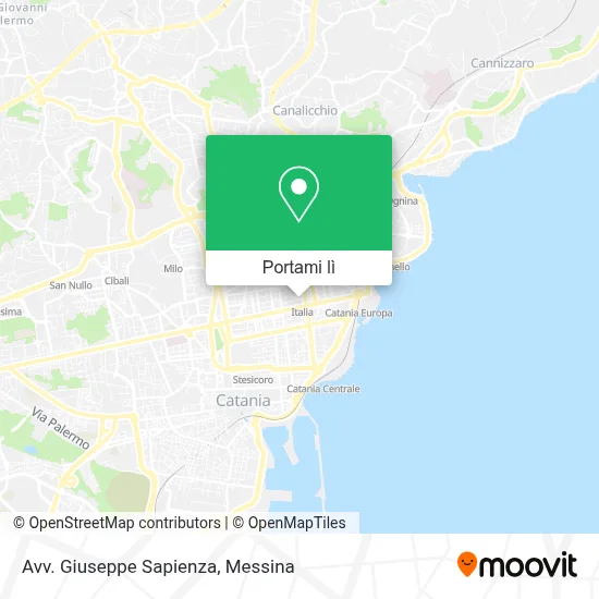 Mappa Avv. Giuseppe Sapienza