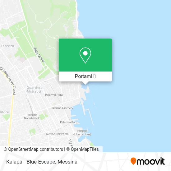 Mappa Kalapà - Blue Escape