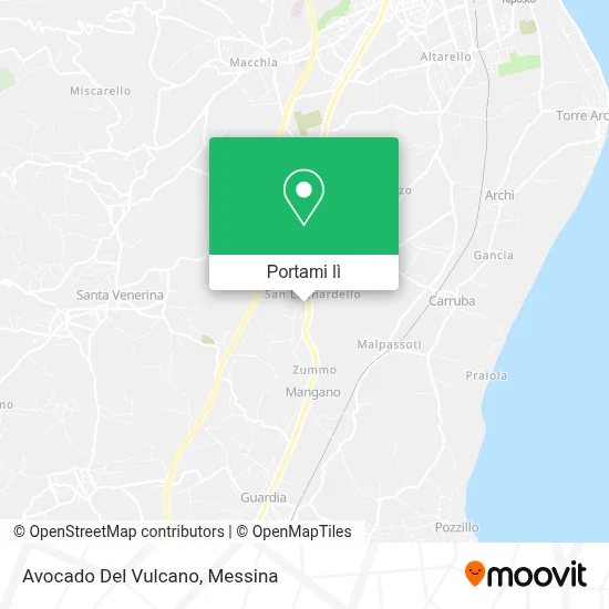 Mappa Avocado Del Vulcano