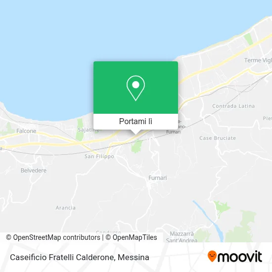 Mappa Caseificio Fratelli Calderone