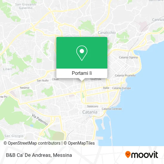 Mappa B&B Ca' De Andreas
