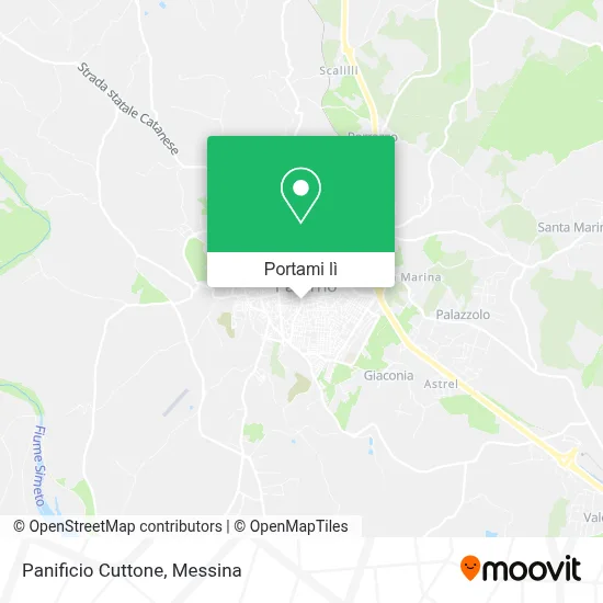 Mappa Panificio Cuttone