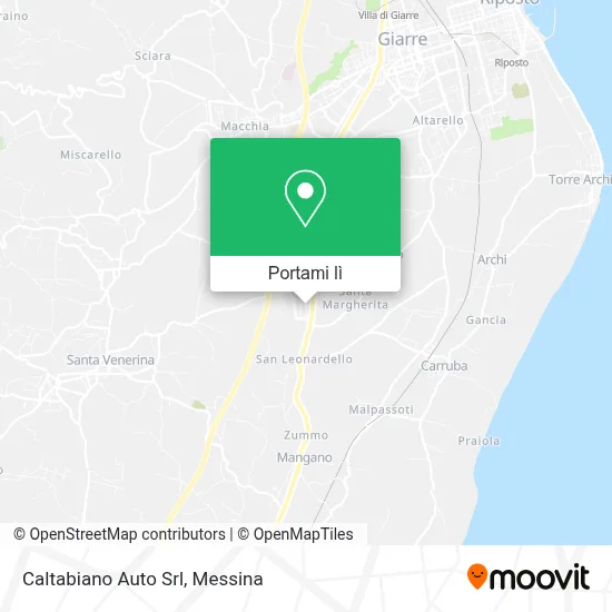 Mappa Caltabiano Auto Srl