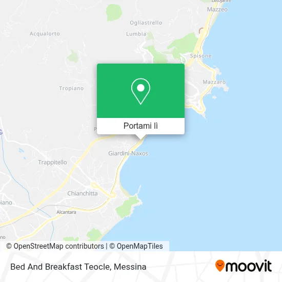 Mappa Bed And Breakfast Teocle