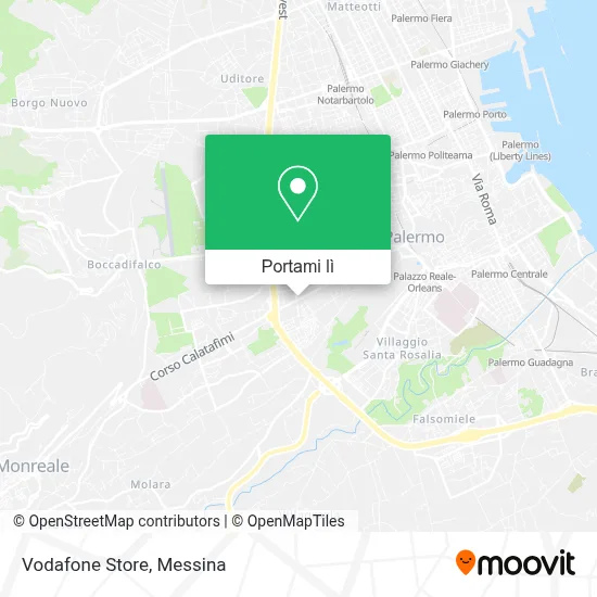 Mappa Vodafone Store