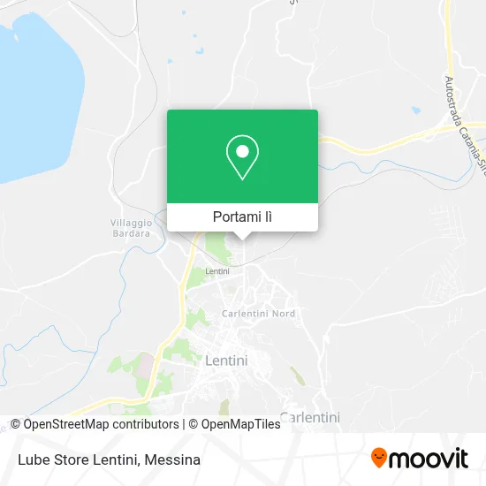 Mappa Lube Store Lentini
