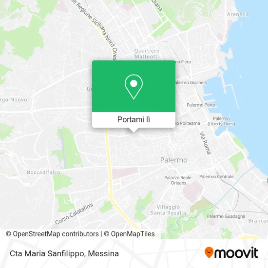 Mappa Cta Maria Sanfilippo