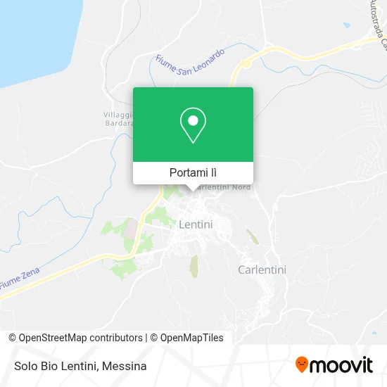 Mappa Solo Bio Lentini