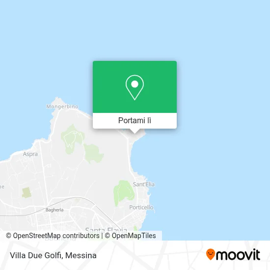 Mappa Villa Due Golfi