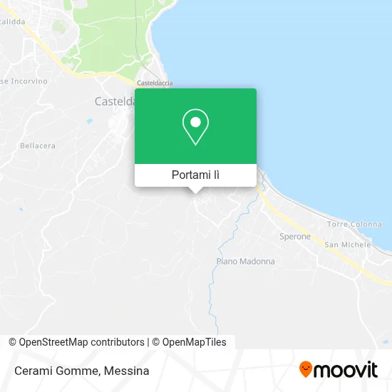 Mappa Cerami Gomme