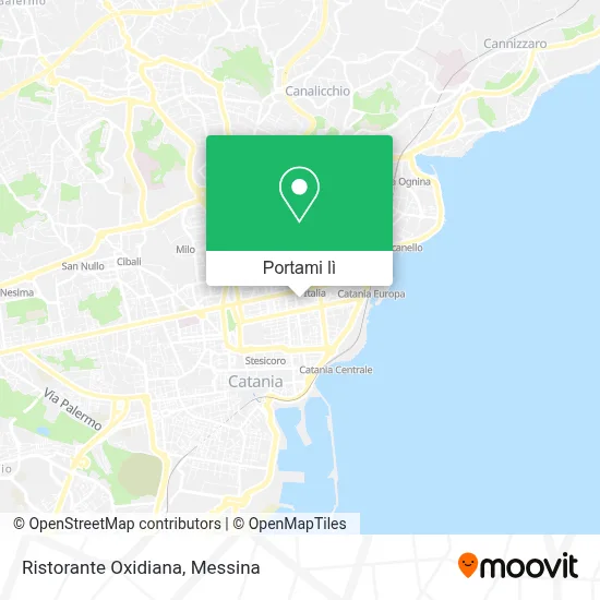 Mappa Ristorante Oxidiana