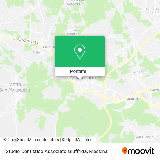 Mappa Studio Dentistico Associato Giuffrida