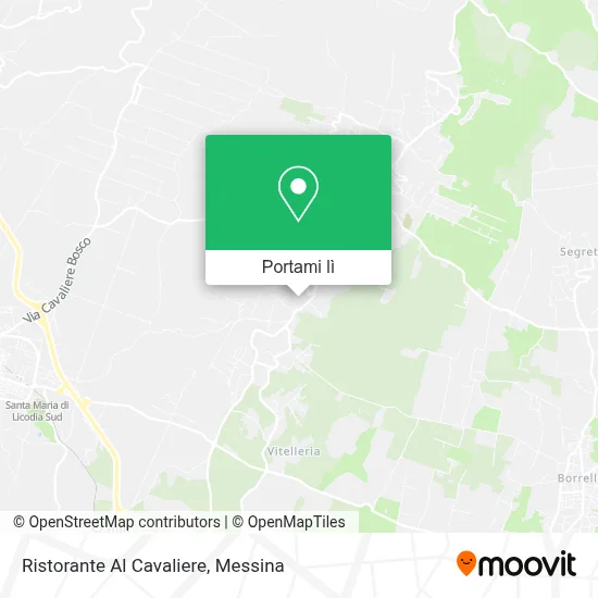 Mappa Ristorante Al Cavaliere