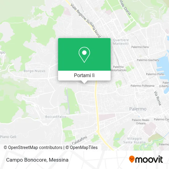 Mappa Campo Bonocore