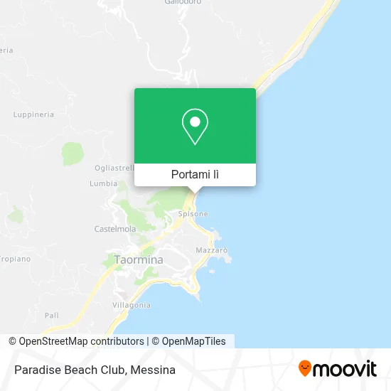 Mappa Paradise Beach Club