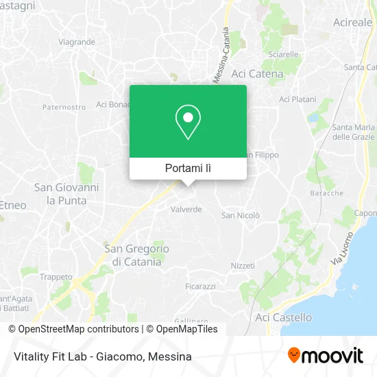 Mappa Vitality Fit Lab - Giacomo