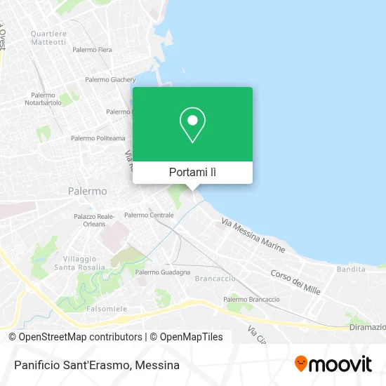 Mappa Panificio Sant'Erasmo