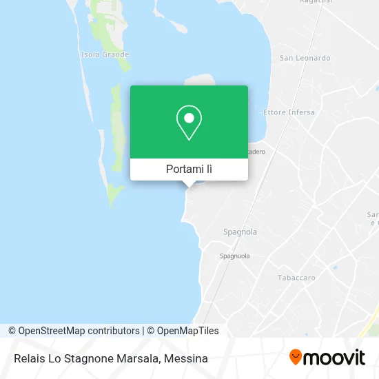 Mappa Relais Lo Stagnone Marsala