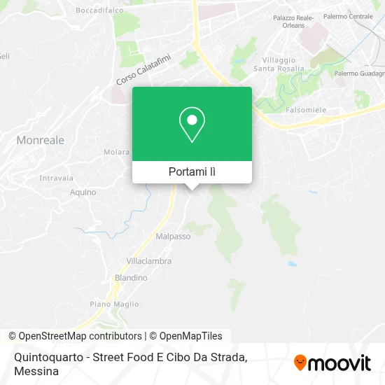 Mappa Quintoquarto - Street Food E Cibo Da Strada