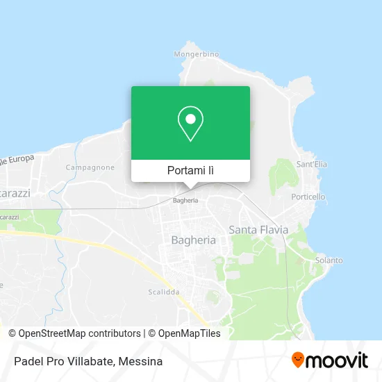 Mappa Padel Pro Villabate