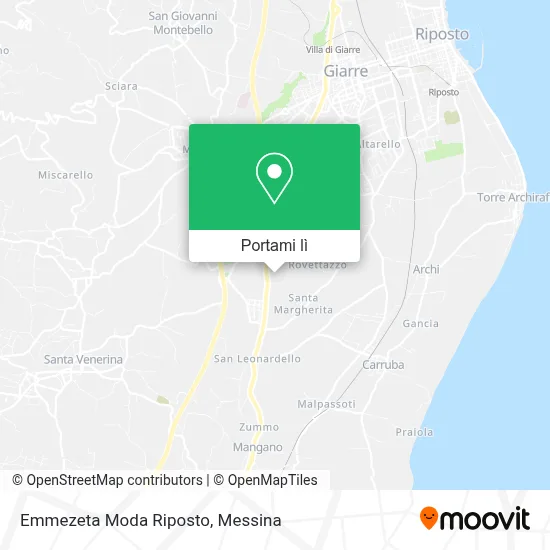 Mappa Emmezeta Moda Riposto