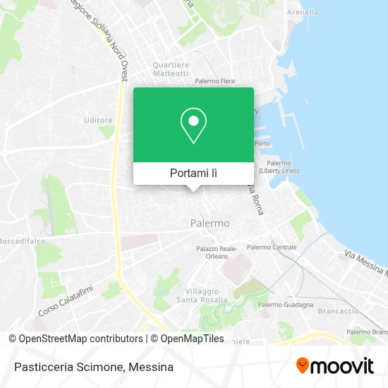 Mappa Pasticceria Scimone