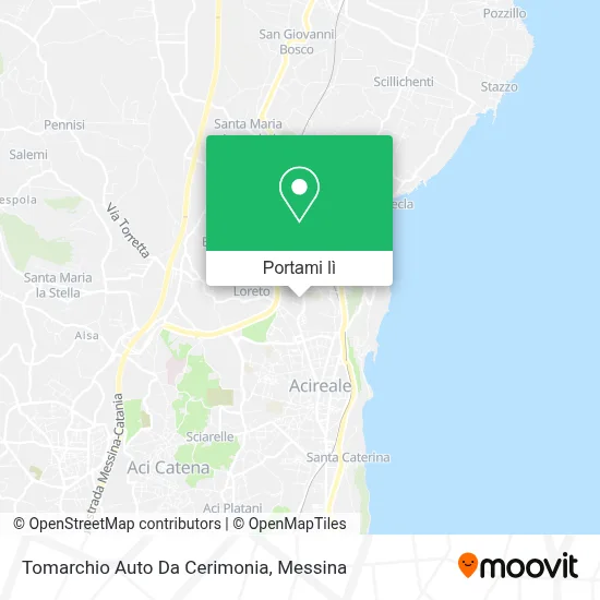 Mappa Tomarchio Auto Da Cerimonia