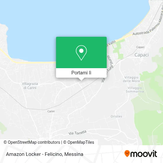 Mappa Amazon Locker - Felicino