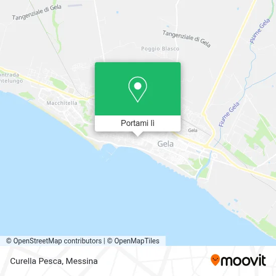 Mappa Curella Pesca