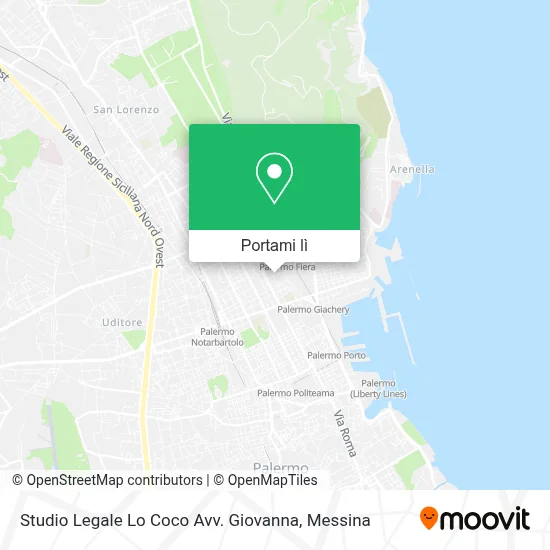 Mappa Studio Legale Lo Coco Avv. Giovanna