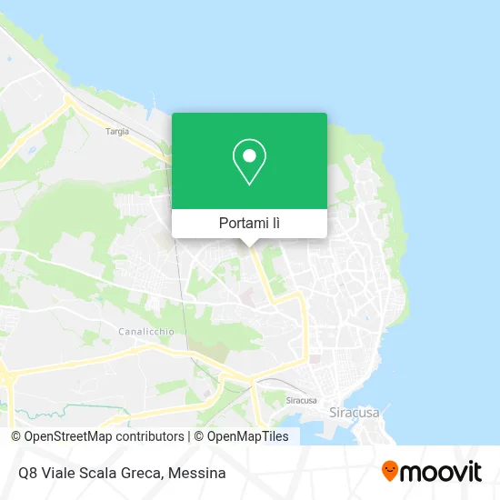 Mappa Q8 Viale Scala Greca