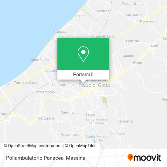 Mappa Poliambulatorio Panacea