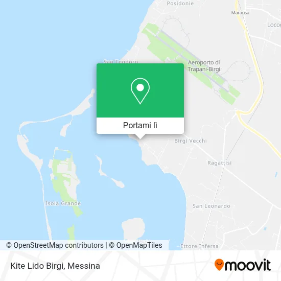 Mappa Kite Lido Birgi