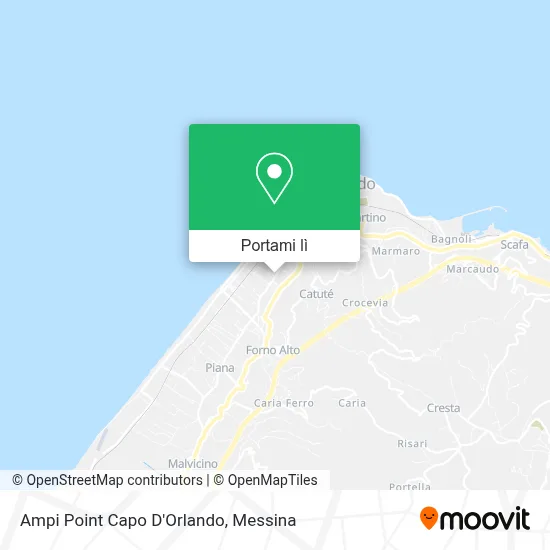 Mappa Ampi Point Capo D'Orlando