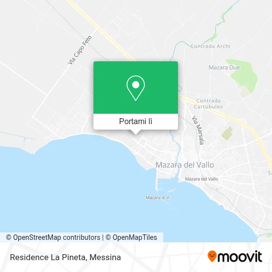 Mappa Residence La Pineta