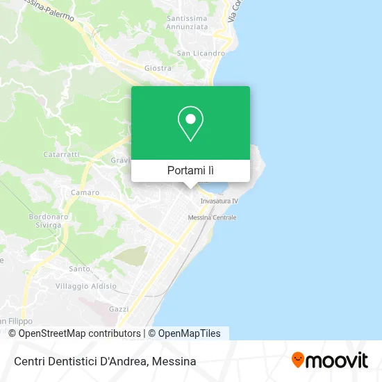 Mappa Centri Dentistici D'Andrea