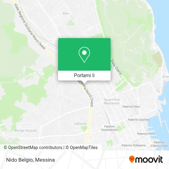 Mappa Nido Belgio