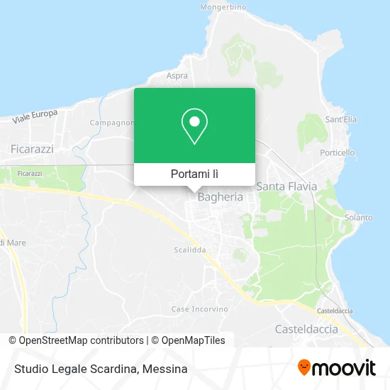 Mappa Studio Legale Scardina