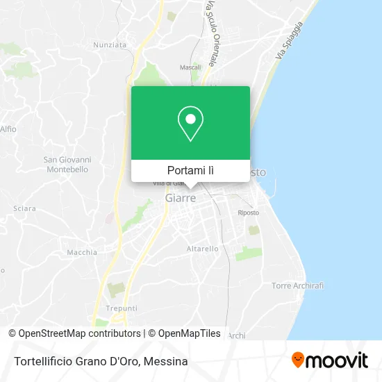 Mappa Tortellificio Grano D'Oro