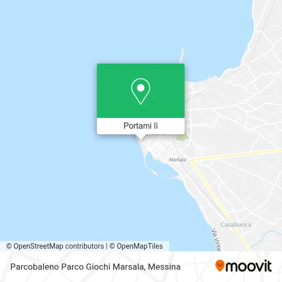 Mappa Parcobaleno Parco Giochi Marsala