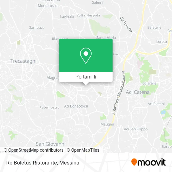 Mappa Re Boletus Ristorante