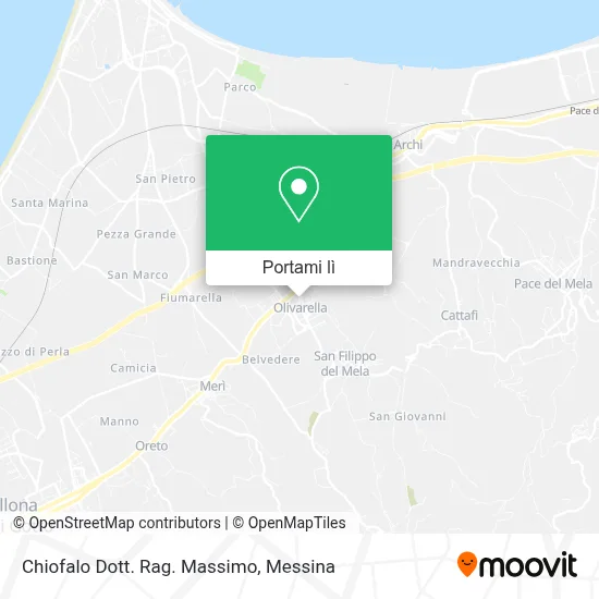 Mappa Chiofalo Dott. Rag. Massimo