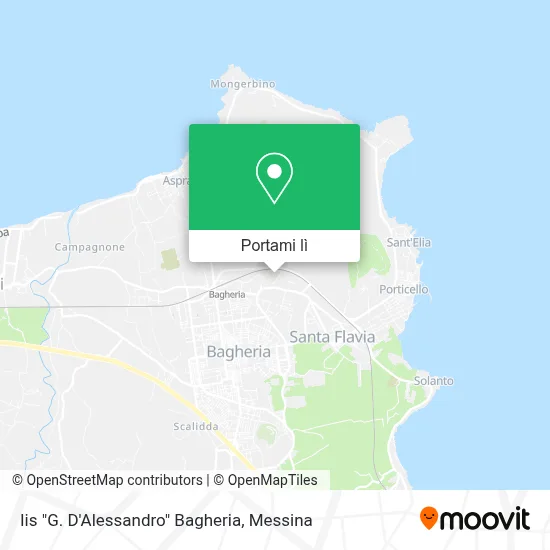 Mappa Iis  "G. D'Alessandro" Bagheria