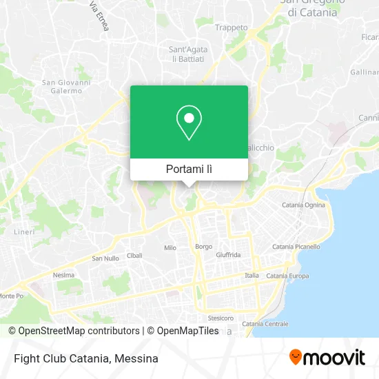 Mappa Fight Club Catania