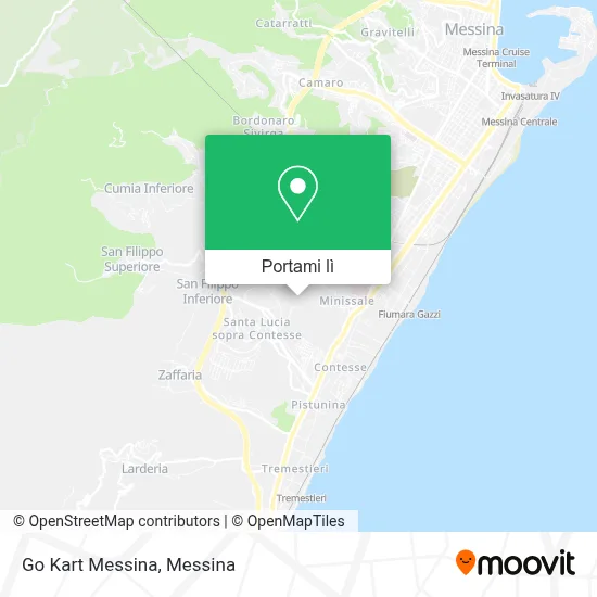Mappa Go Kart Messina